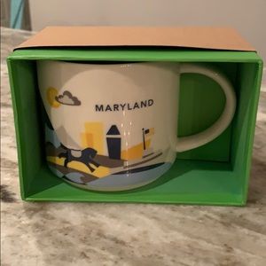 STARBUCKS YOU ARE HERE COFFEE MUG MARYLAND